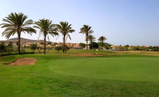Golfbanen ved Hotel Elba Palace Golf, Fuerteventura.